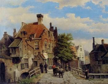 unknow artist European city landscape, street landsacpe, construction, frontstore, building and architecture.005 France oil painting art